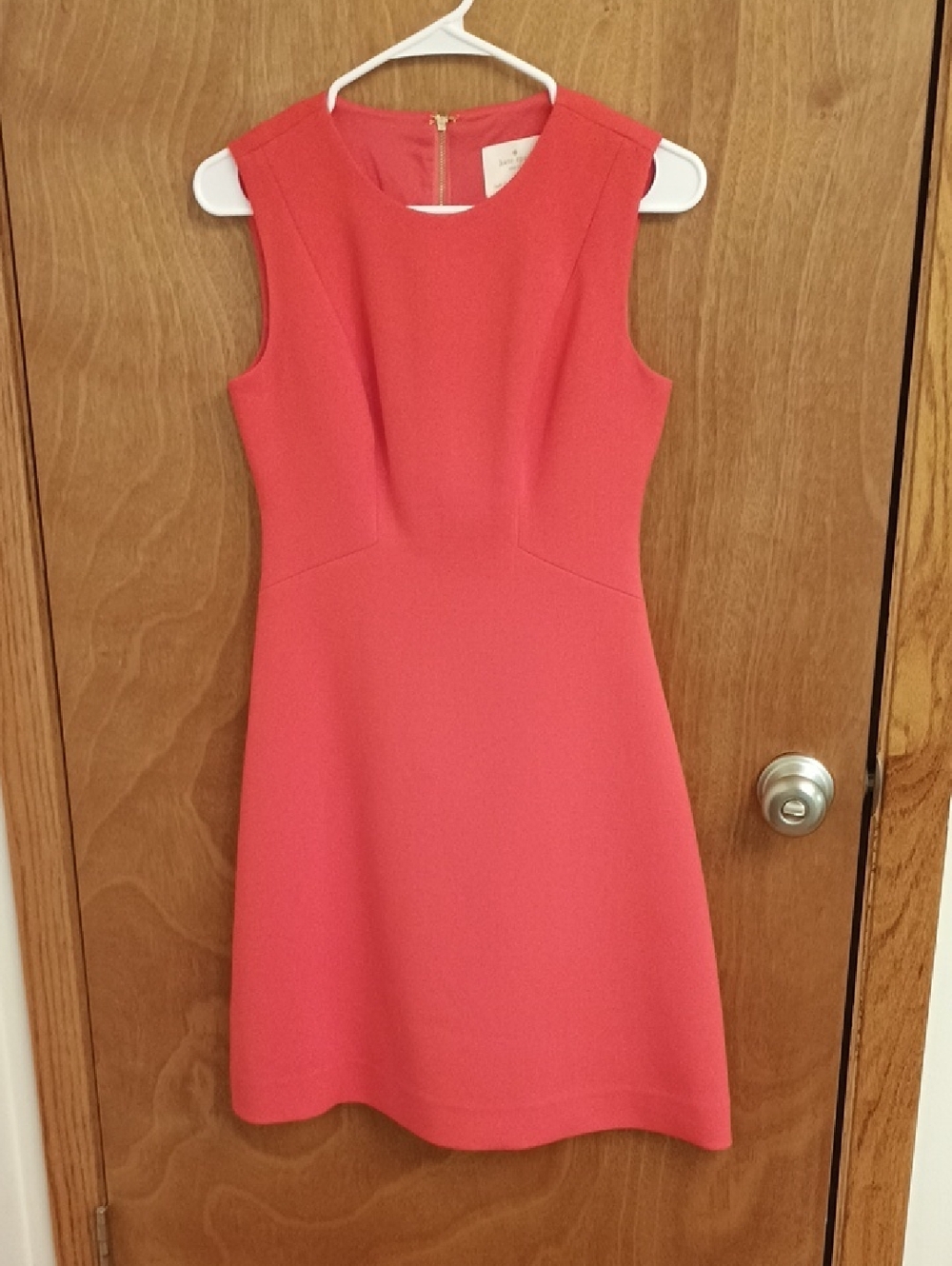 kate spade Coral Sleeveless A-Line Midi Dress